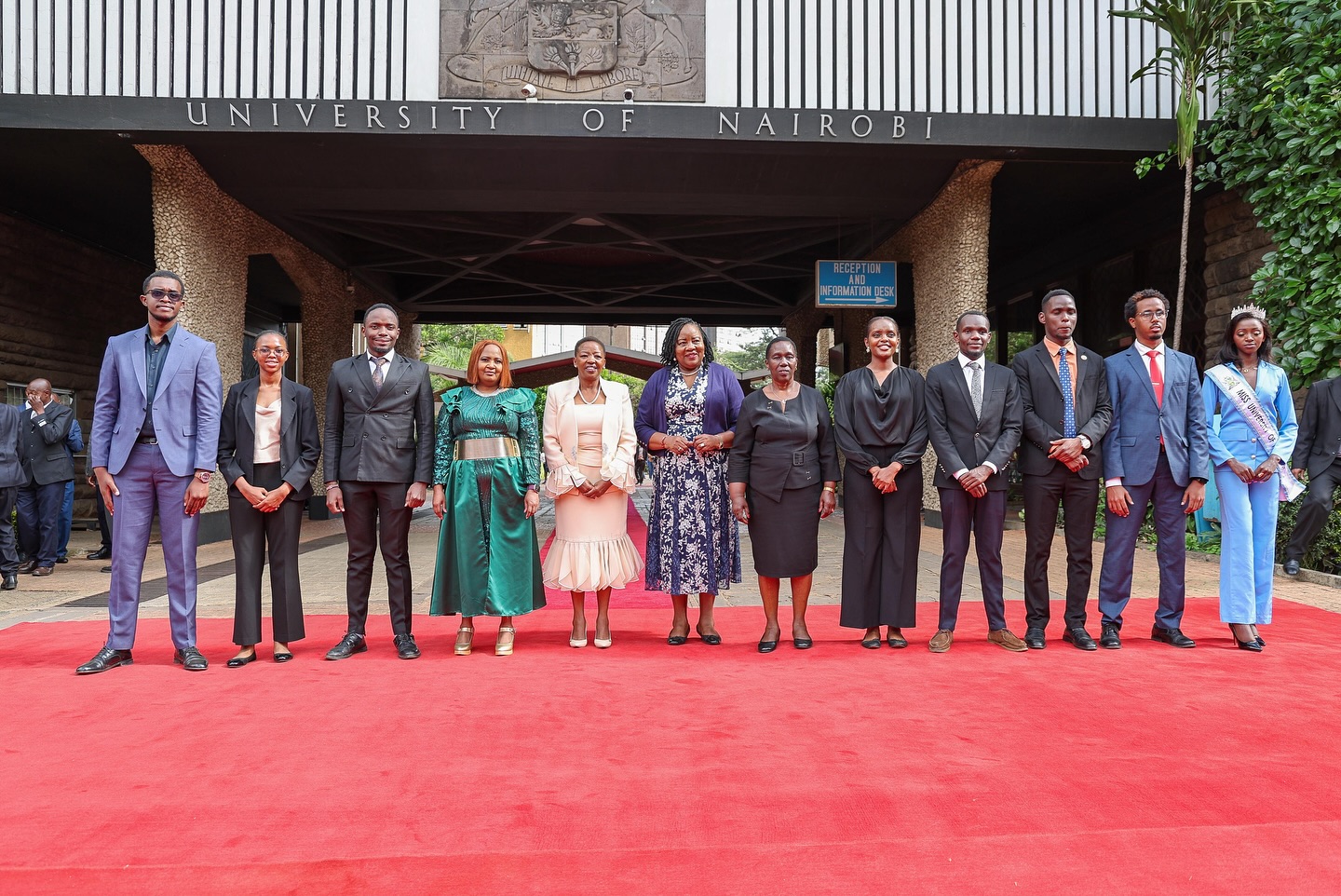 First Lady of Kenya, HE Rachel Ruto, 2nd Lady, HE Dr. Joyce Kithure and H.E Dr. Ida Odinga at UoN for FLAIR